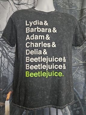 Official Beetlejuice the Musical - Names Graphic Tee
